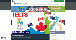 Desktop Screenshot of amerikankulturadana.com
